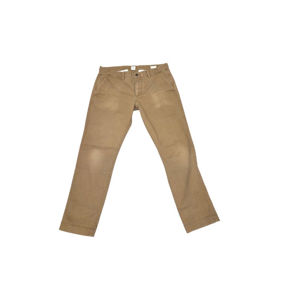 Gap Men's Tan Chino Pants, 34x30, Pre-Owned